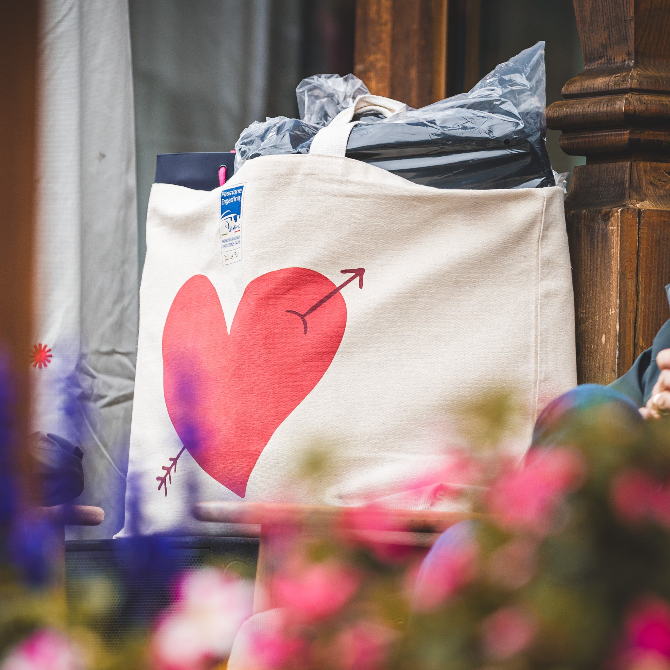 Oversize fabric bag - Passione Engadina 2025 limited edition